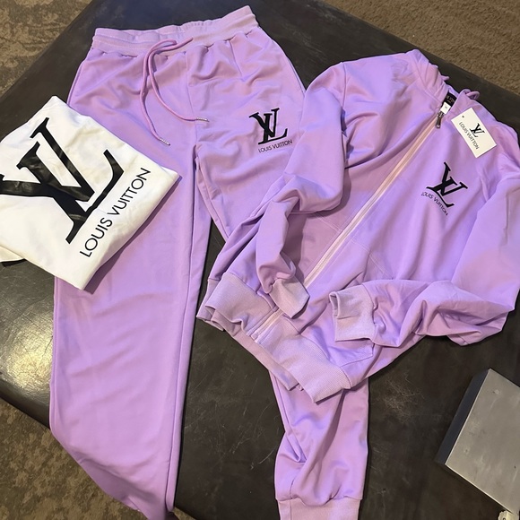 LV Lavender 3 Piece Tracksuit Set - Picture 1 of 5